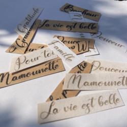 Plumes à message personnalisables