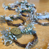 Mini couronne fleurie