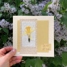 Carte fleurie Jonquille
