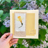 Carte fleurie Jonquille