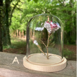 Mini cloche "Fleur de cerisier"