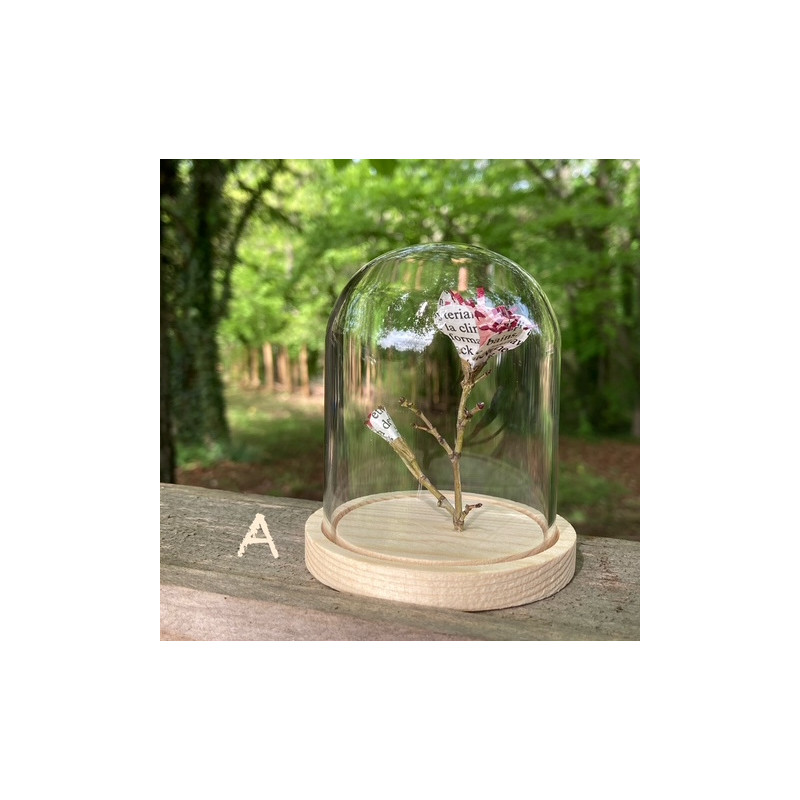 Mini cloche "Fleur de cerisier"