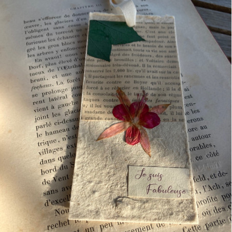 Marque-page "La vie en Rose"