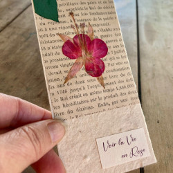 Marque-page "La vie en Rose"