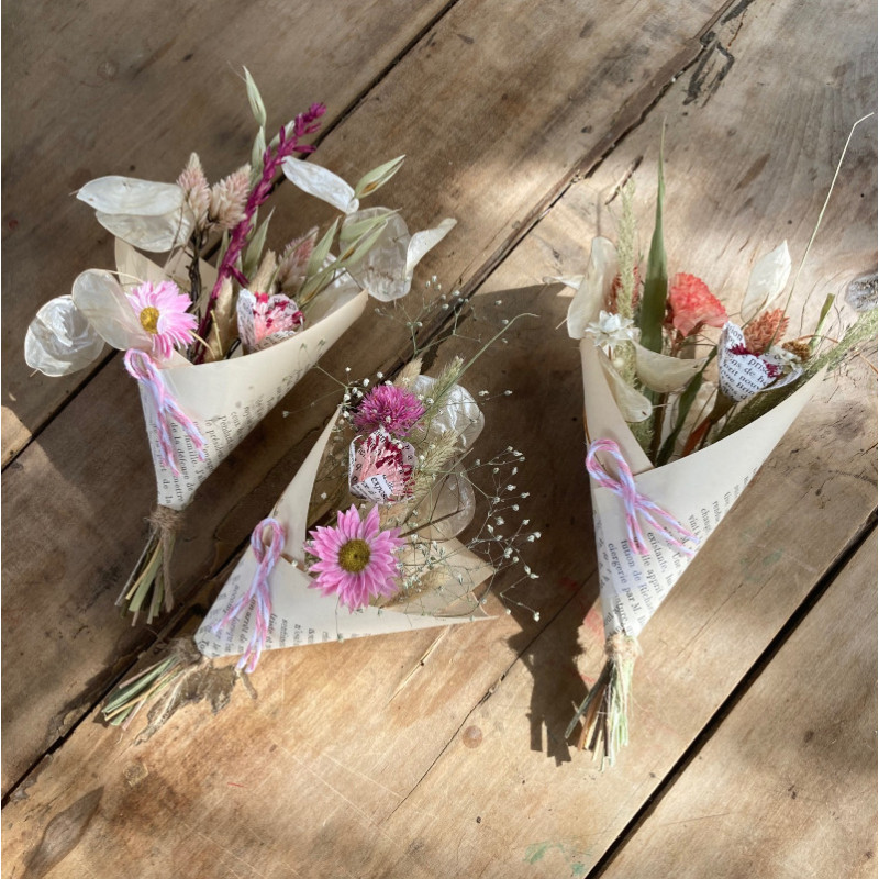 Mini bouquet "La vie en Rose"