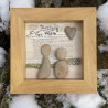 Cadre "Amour de galet"